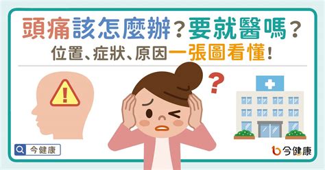 頭疼的原因|頭痛該怎麼辦？要就醫嗎？位置、症狀、原因一張圖看。